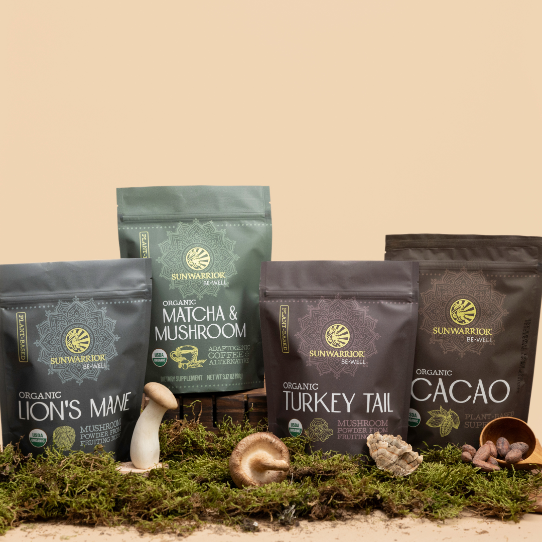 Be Well Organic Lion's Mane Mushroom Powder Drink Mix