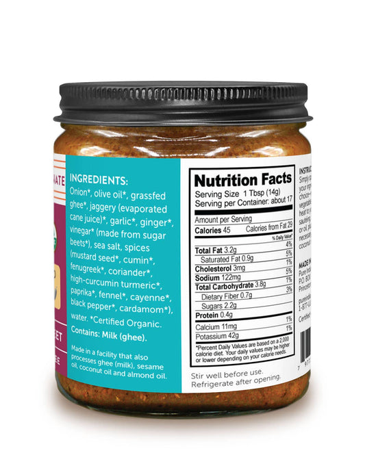 Organic Madras Curry Simmer Sauce