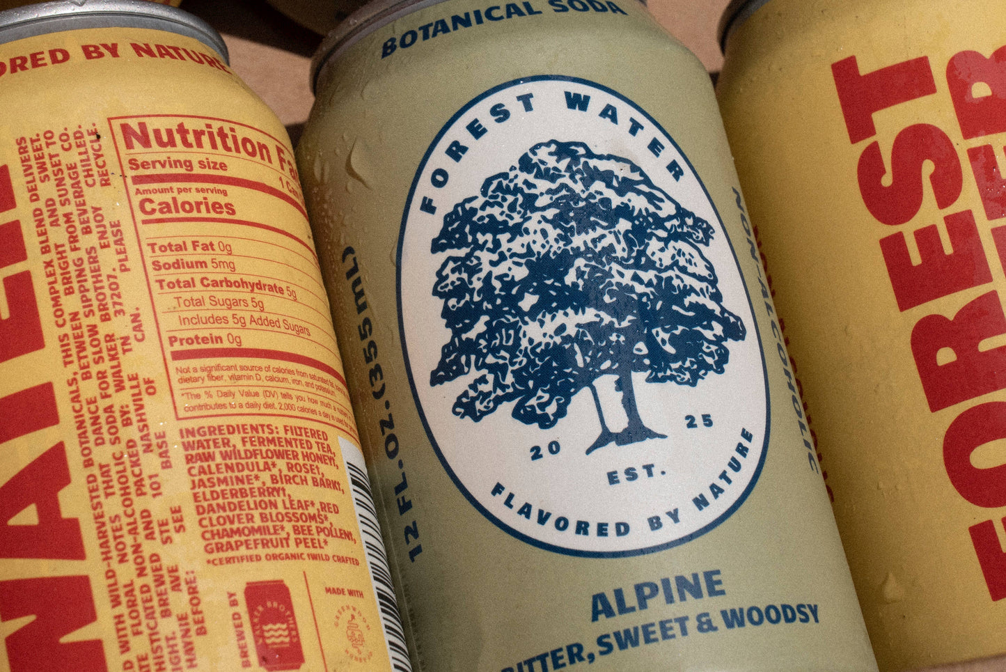 Forest Water Non-Alc Botanical Soda | Sample Pack 4-pack
