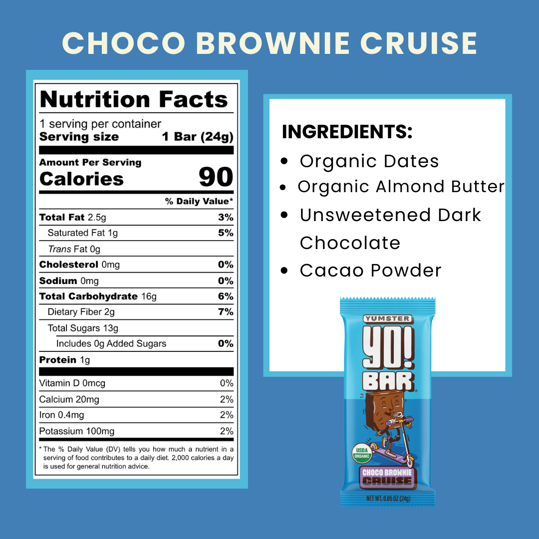 Chocolate Brownie Yumster Yo! Bar