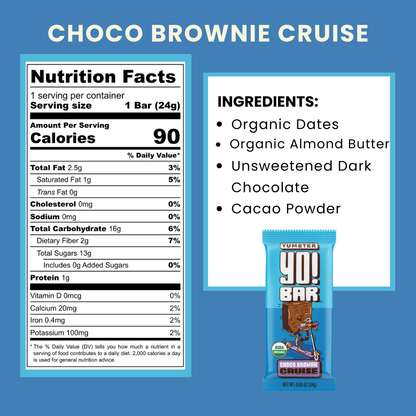 Chocolate Brownie Yumster Yo! Bar