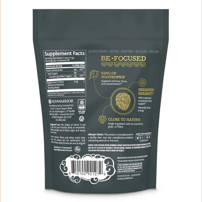 Be Well Organic Lion's Mane Mushroom Powder Drink Mix