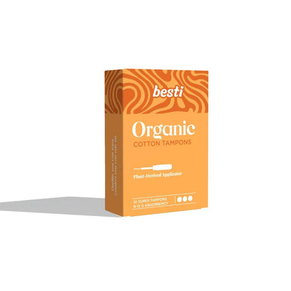 Organic Cotton Super Tampons (10 Count)