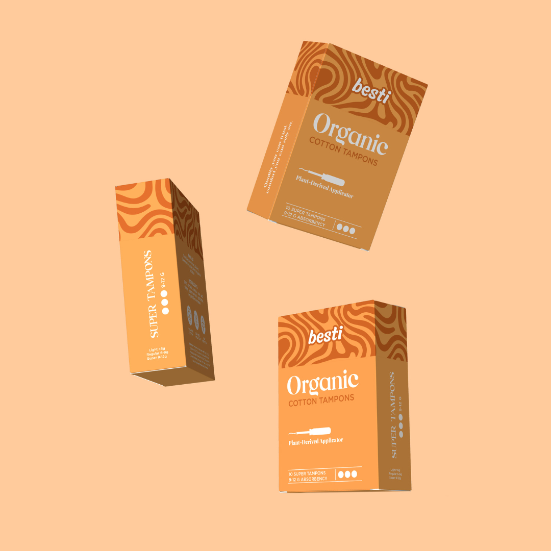 Organic Cotton Super Tampons (10 Count)
