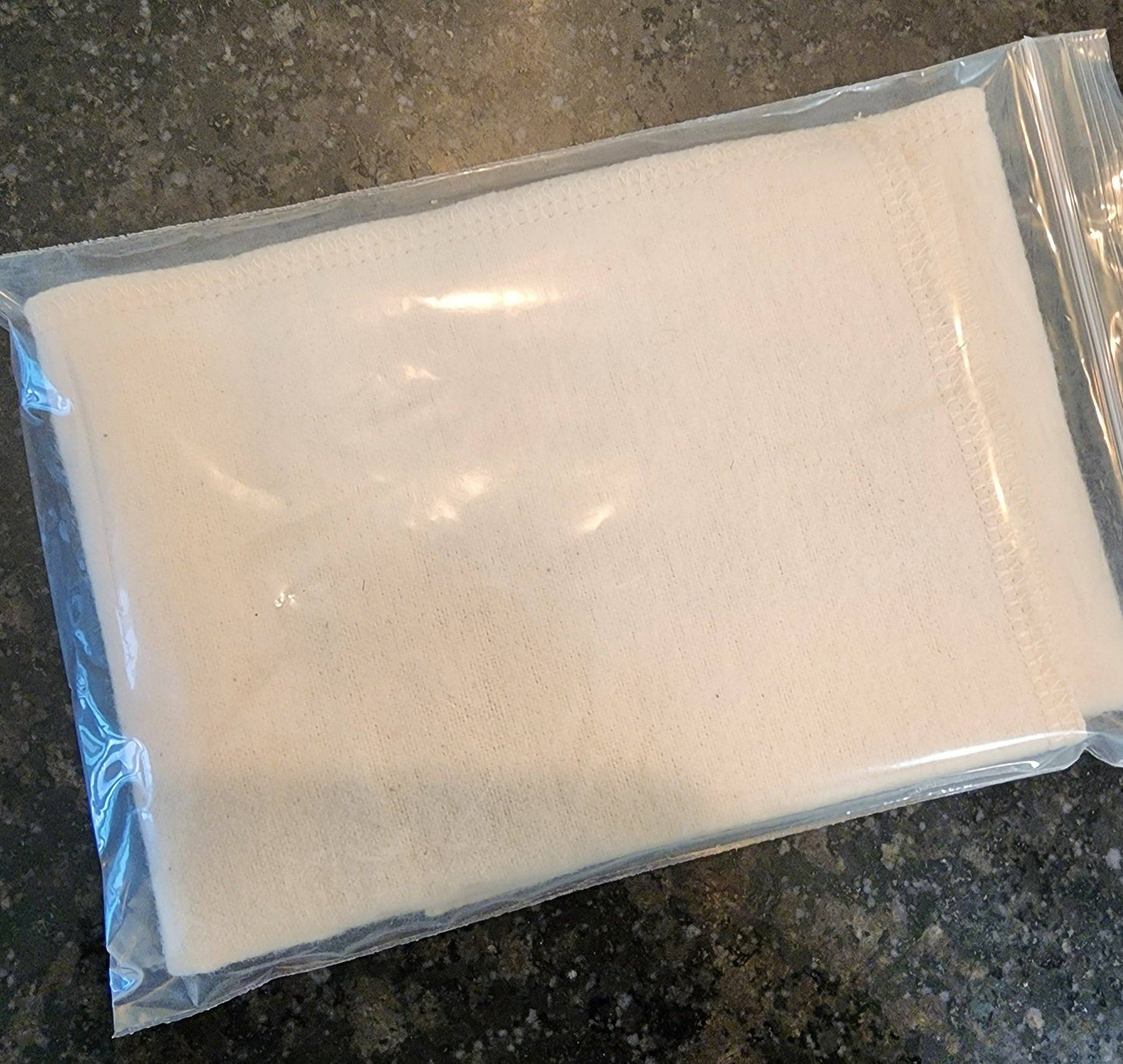 Organic Unbleached Cotton Flannel Castor Oil Pack Compress 5x8