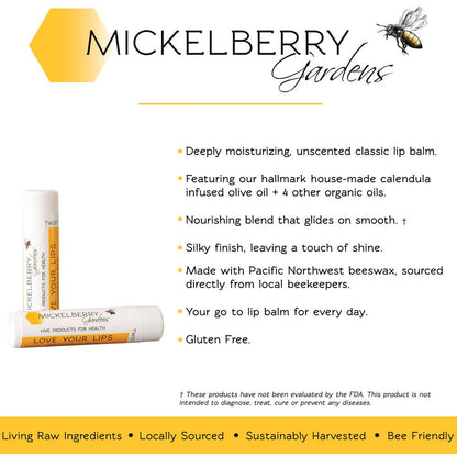 Love Your Lips Balm (Regular or Tinted) — raw, clean beauty: Regular / Single Tube