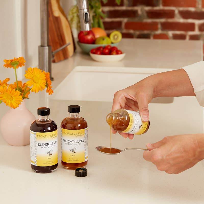 Elderberry Honey Tonic — immune support for kids and adults: 4oz