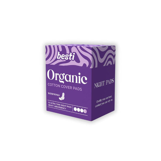 Organic Cotton Night Pads (10 Count)