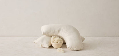 Organic Wooly Pillow: Medium / Standard