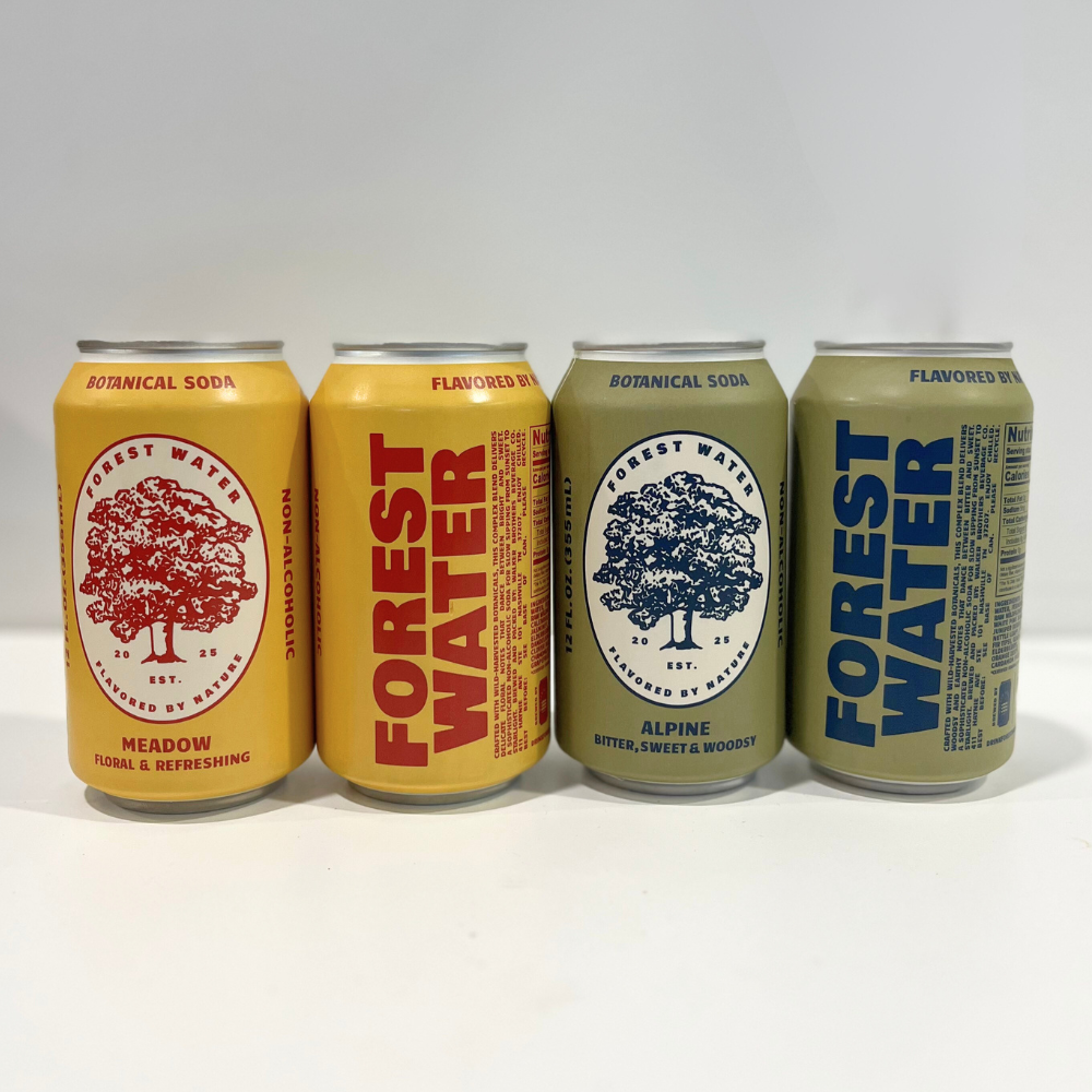 Forest Water Non-Alc Botanical Soda | Sample Pack 4-pack