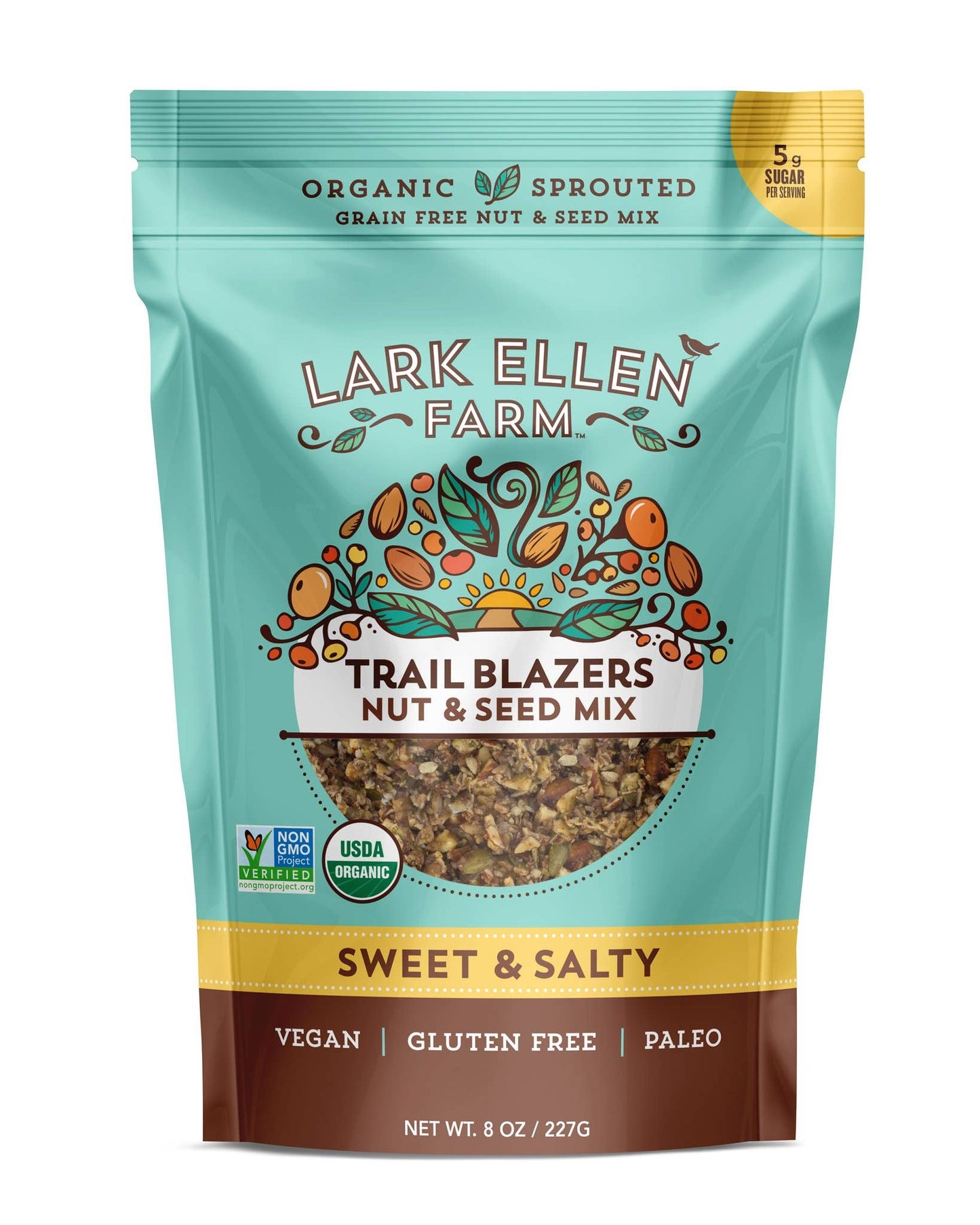 Sweet & Salty Trail Mix, Sprouted : 8 oz
