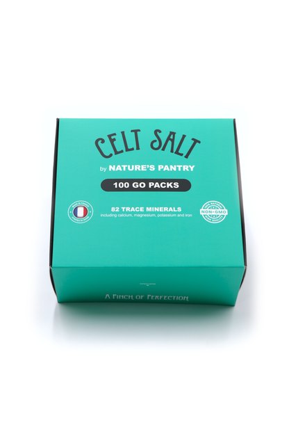 Celt Salt Go-Packs Box of 100: Fine Ground Only 100 Go-Packs