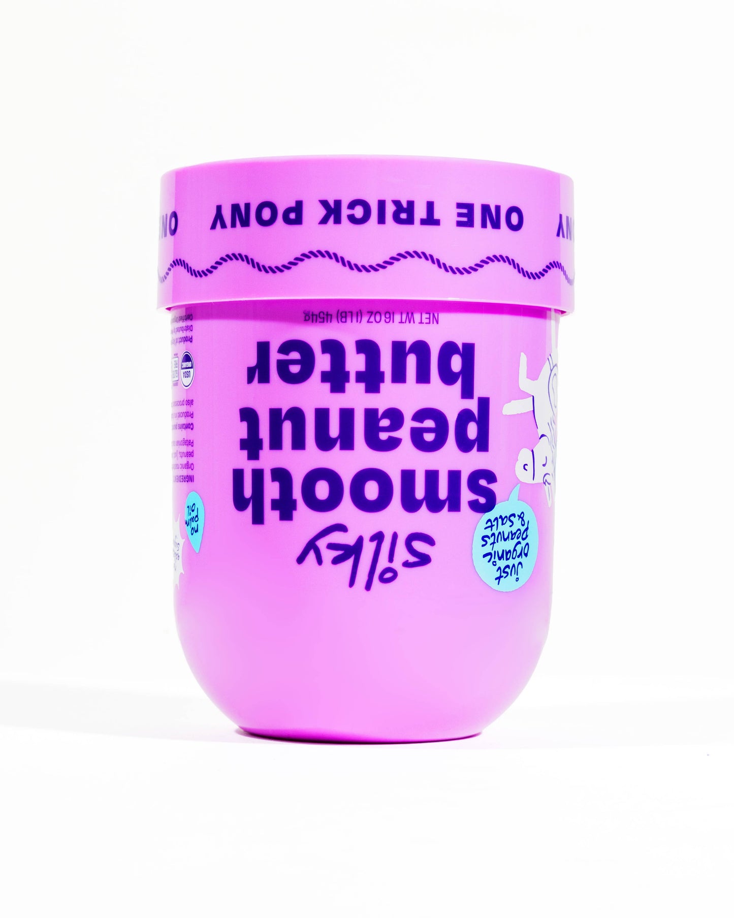 Silky Smooth Organic All Natural Peanut Butter - 16oz Jar