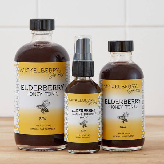Elderberry Honey Tonic — immune support for kids and adults: 4oz