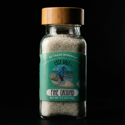 Celtic Sea Salt, Fine Ground 5.5 oz Glass Shaker