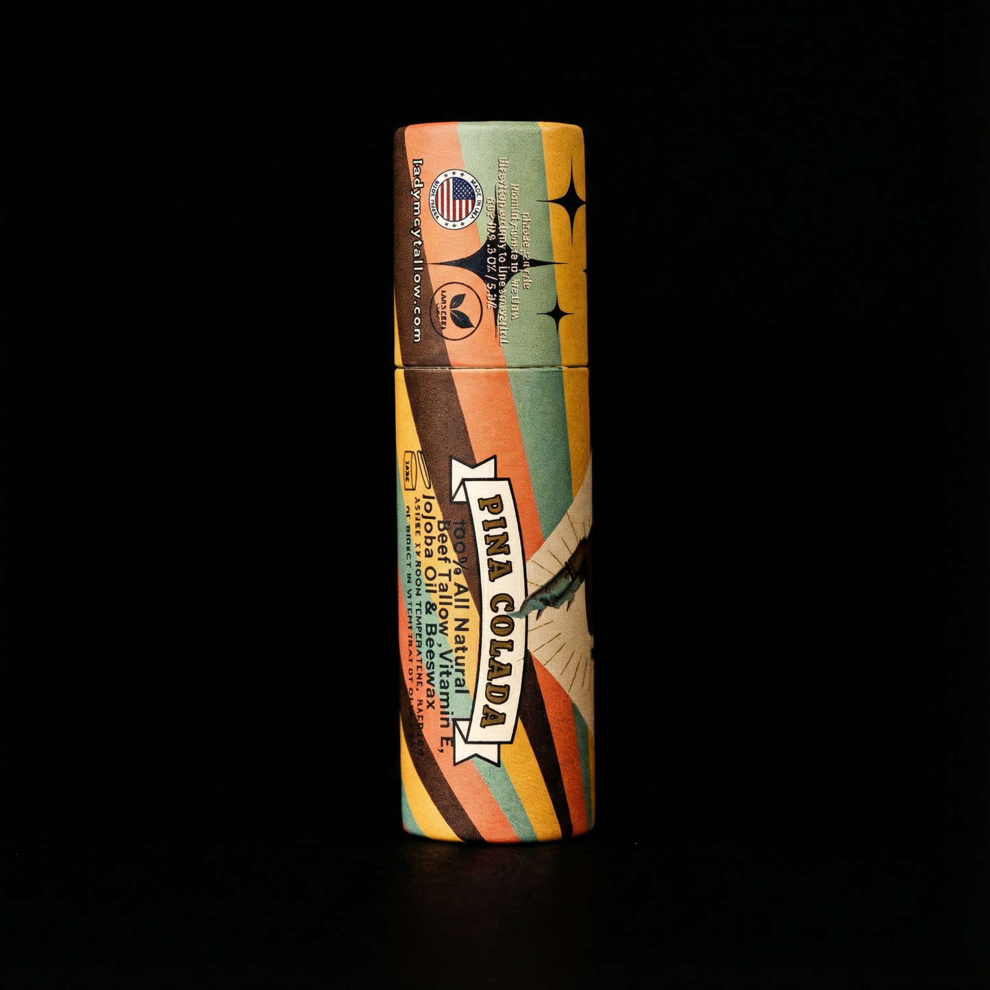 Pina Colada Tallow Lip Balm – Natural, Hydrating, Long-Lasting